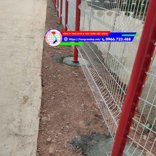 Hàng rào lưới thép cột trái đào - Ảnh 9