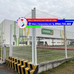 Hàng rào lưới thép cột trái đào