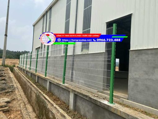 Hàng rào lưới thép cột trái đào - Ảnh 5