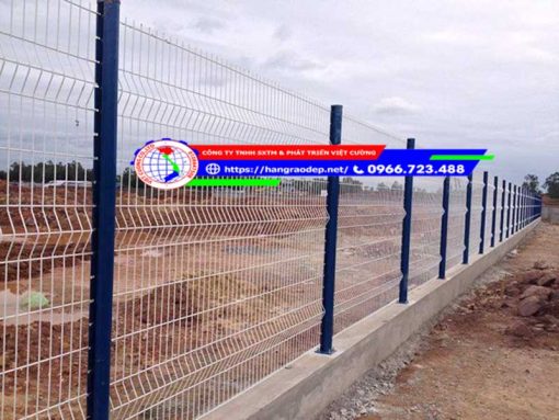 Hàng rào lưới thép cột trái đào - Ảnh 12