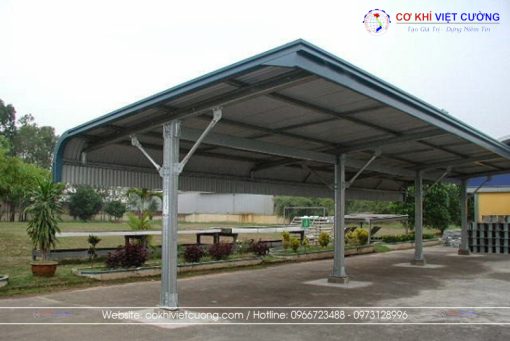 Mẫu mái mái tôn nhà để xe