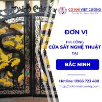 Đơn vị thi công cửa sắt nghệ thuật tại Bắc Ninh