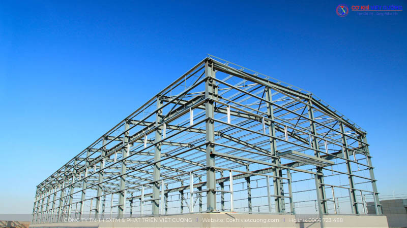 Nhà xưởng công nghiệp khung thép tiền chế