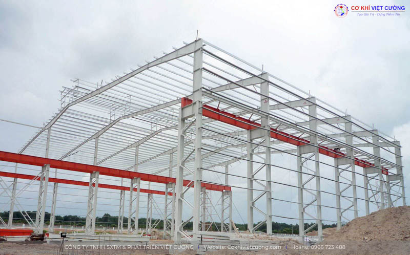 Nhà xưởng công nghiệp khung thép tiền chế