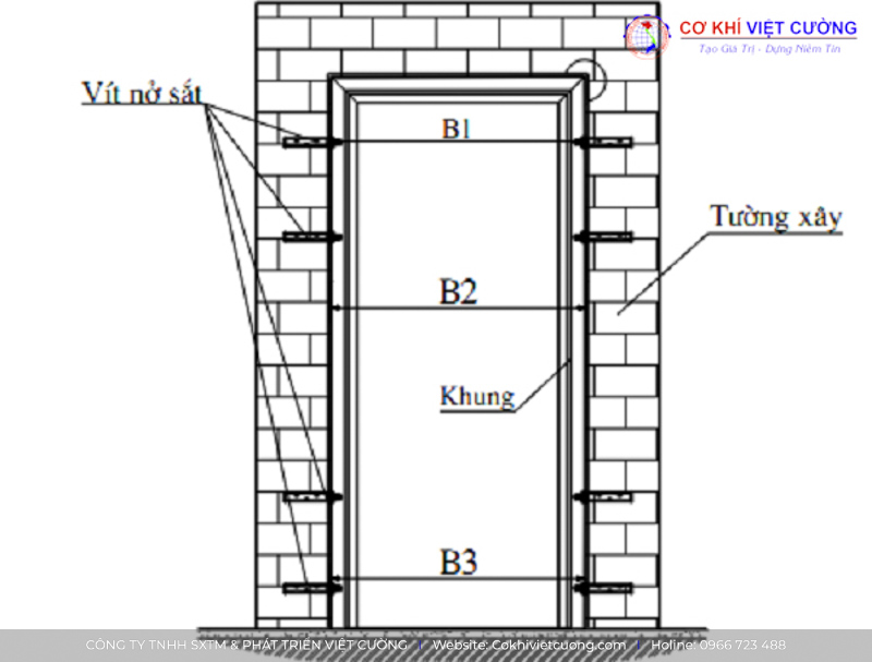 Bản thiết kế cửa sắt