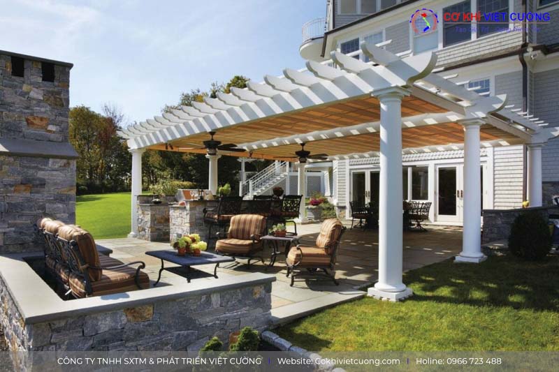 Mái hiên polycarbonate