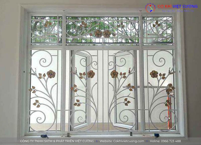 Chấn song cửa sổ sắt mỹ nghệ