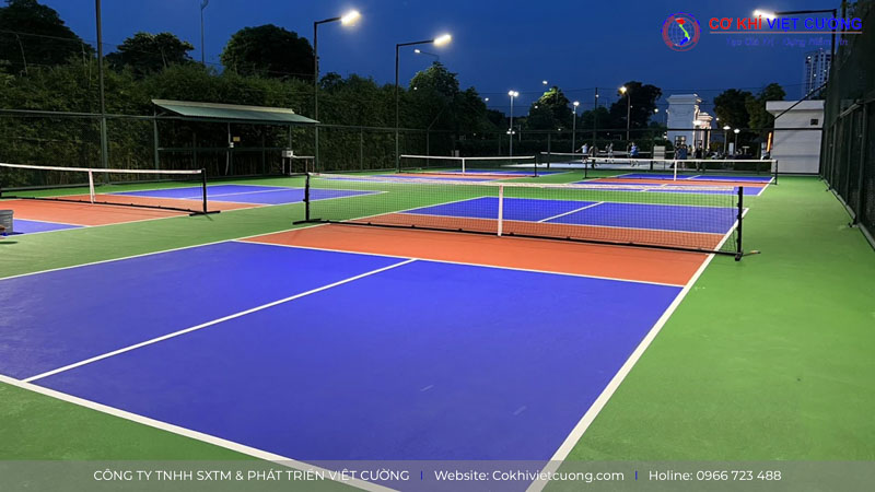 Mặt sân pickleball sơn epoxy Mặt sân pickleball sơn epoxy