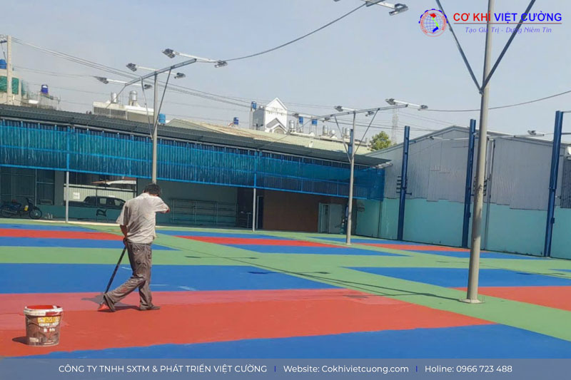Cơ khí Việt Cường chuyên tư vấn thiết kế, thi công trọn gói sân pickleball Cơ khí Việt Cường chuyên tư vấn thiết kế, thi công trọn gói sân pickleball