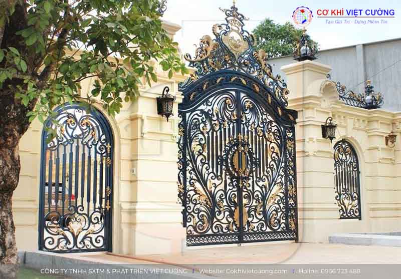 Báo giá cửa cổng sắt nghệ thuật đẹp 2025