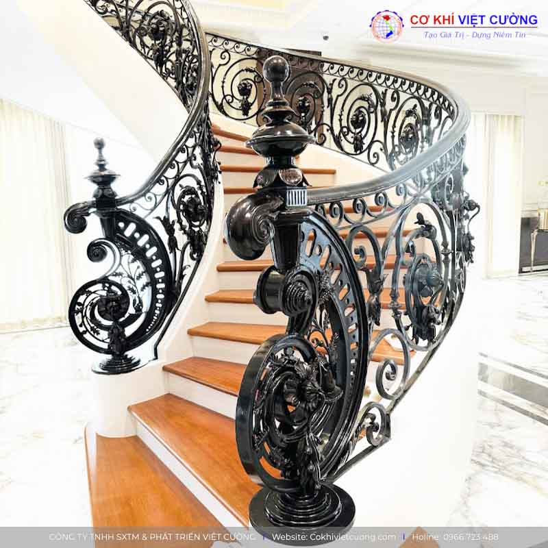 Cơ khí Việt Cường - Đơn vị thi công cầu thang sắt hàng đầu tại Hà Nội