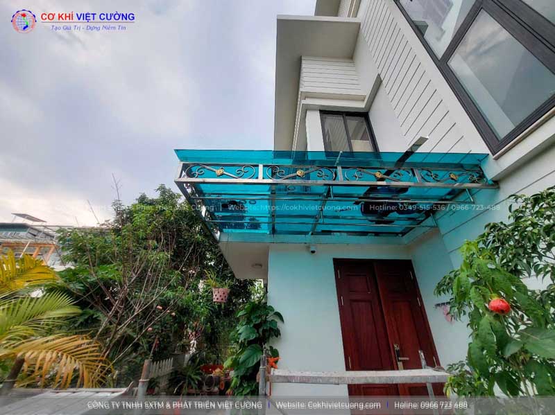 Mái kính hiên tại Bắc Ninh