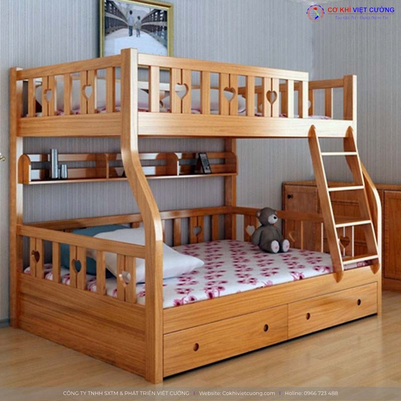 Gỗ luôn là sự lựa chọn hàng đầu cho cho các sản phẩm nội thất như giường ngủ