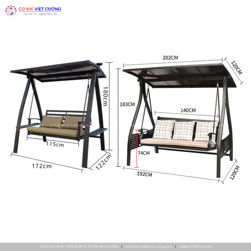 Cơ khí Việt Cường – Địa chỉ mua bán xích đu giá rẻ uy tín tại Hà Nội