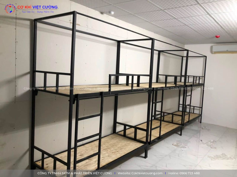 Giường tầng KTX cho công nhân tại KCN Phú Thị