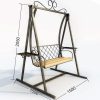 Thiết kế nổi bật của mẫu xích đu sắt ghế gỗ XDS5