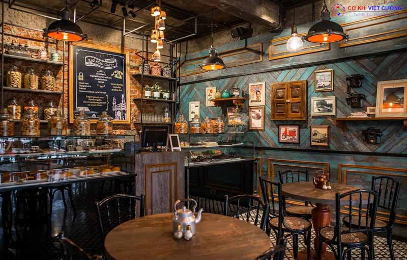 Thiết Kế Quán Cafe Phong Cách Retro