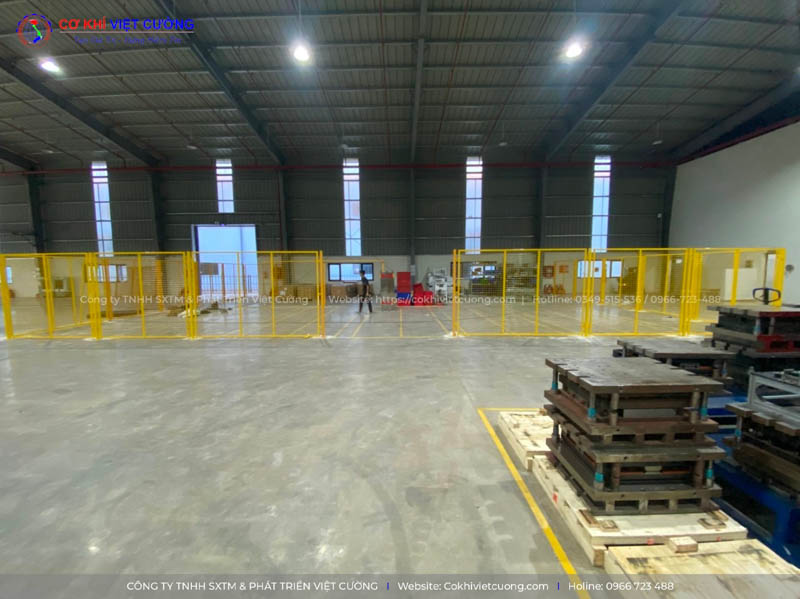 Hàng rào lưới thép cho nhà xưởng tại Bắc Ninh