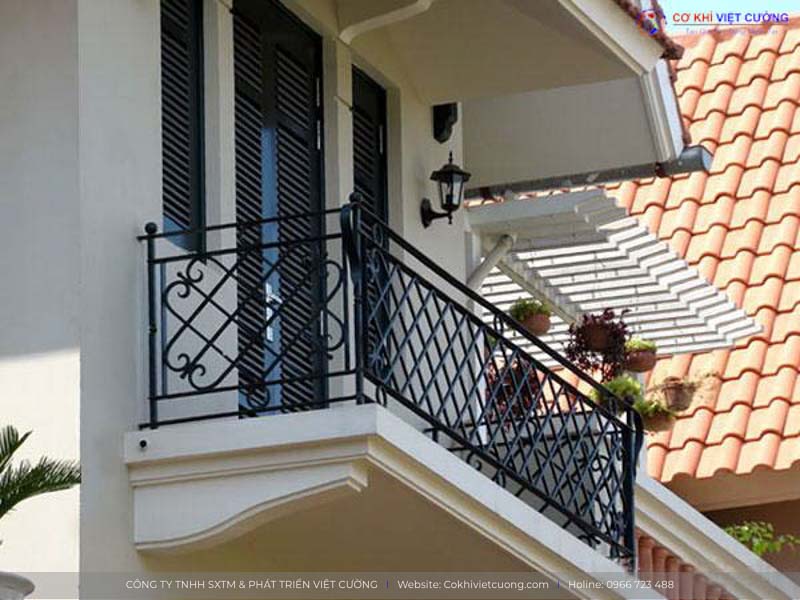 Lan can sắt mỹ thuật