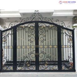Mẫu cửa cổng sắt nghệ thuật đẹp bởi Cơ khí Việt Cường