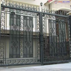 Mẫu cửa cổng sắt nghệ thuật đẹp bởi Cơ khí Việt Cường