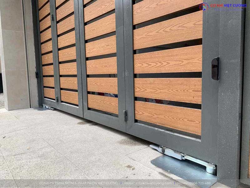 Cửa cổng tự động có cấu tạo khá đơn giản và dễ dàng vận hành
