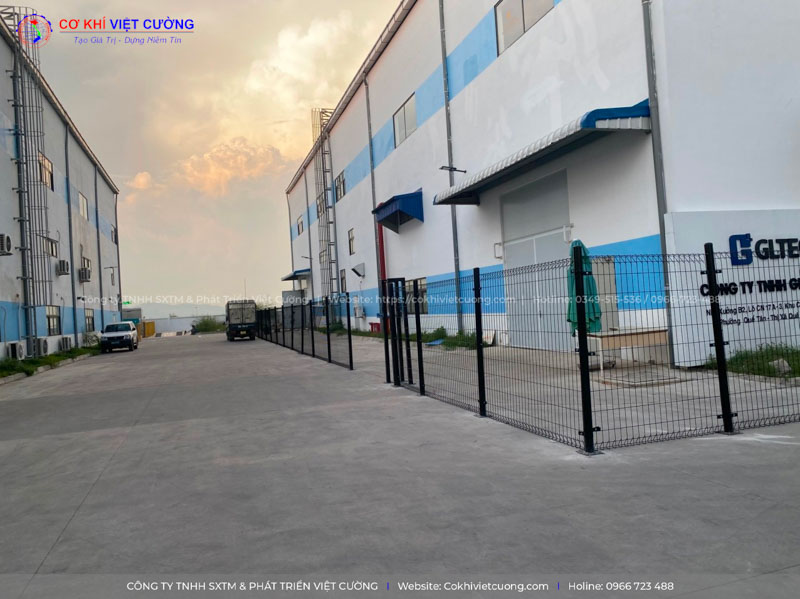 Hàng rào lưới thép Cty Gtech Vina tại Quế Võ - Bắc Ninh