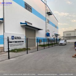 Hàng rào lưới thép Cty Gtech Vina tại Quế Võ - Bắc Ninh