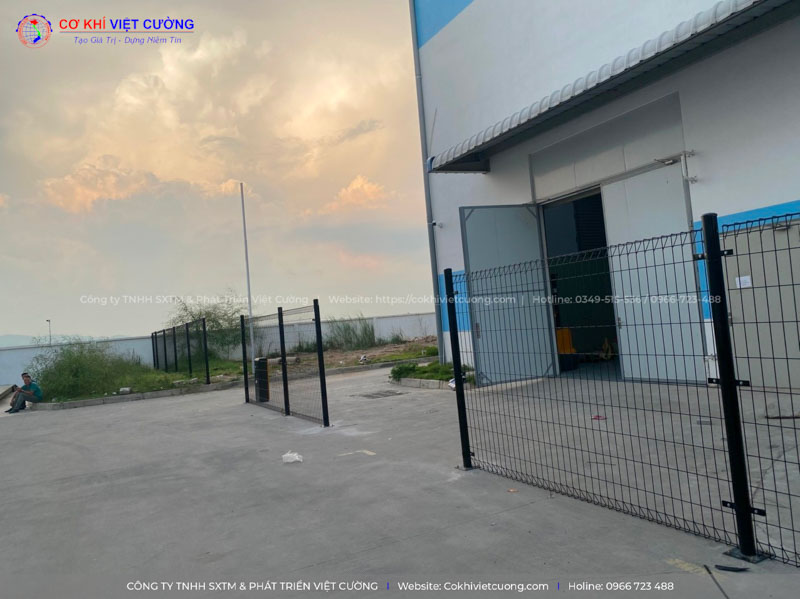 Hàng rào lưới thép Cty Gtech Vina tại Quế Võ - Bắc Ninh