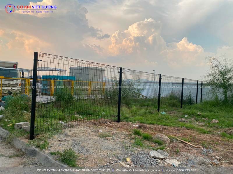 Hàng rào lưới thép Cty Gtech Vina tại Quế Võ - Bắc Ninh