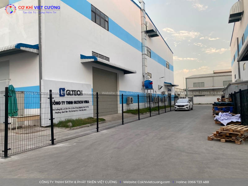 Hàng rào lưới thép Cty Gtech Vina tại Quế Võ - Bắc Ninh