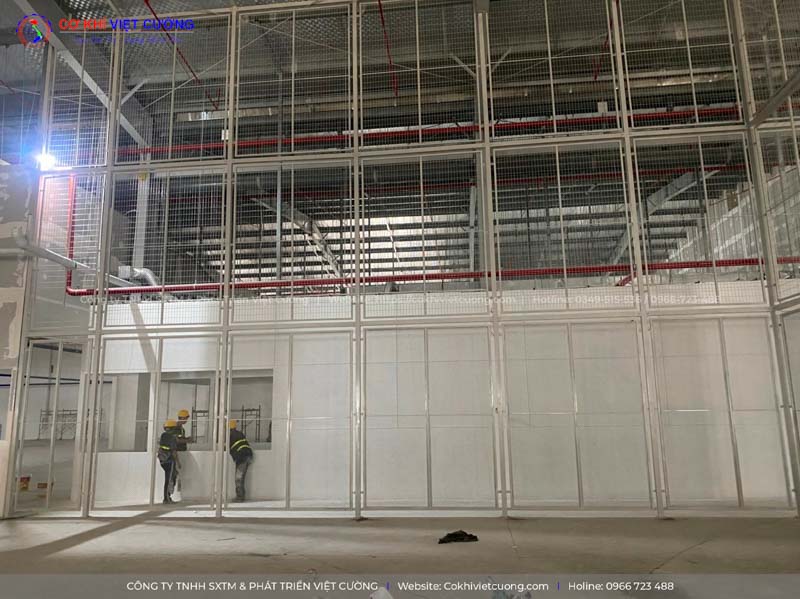 Hàng rào ngăn kho Cty KAS - Hưng Yên