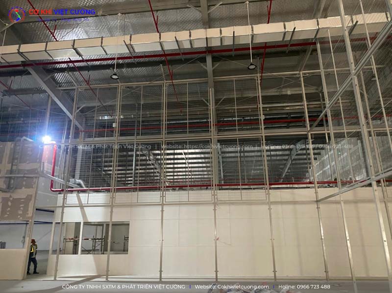 Hàng rào ngăn kho Cty KAS - Hưng Yên