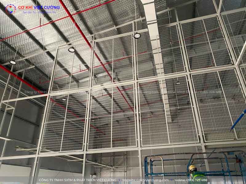 Hàng rào ngăn kho Cty KAS - Hưng Yên