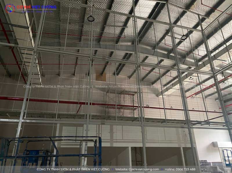 Hàng rào ngăn kho Cty KAS - Hưng Yên