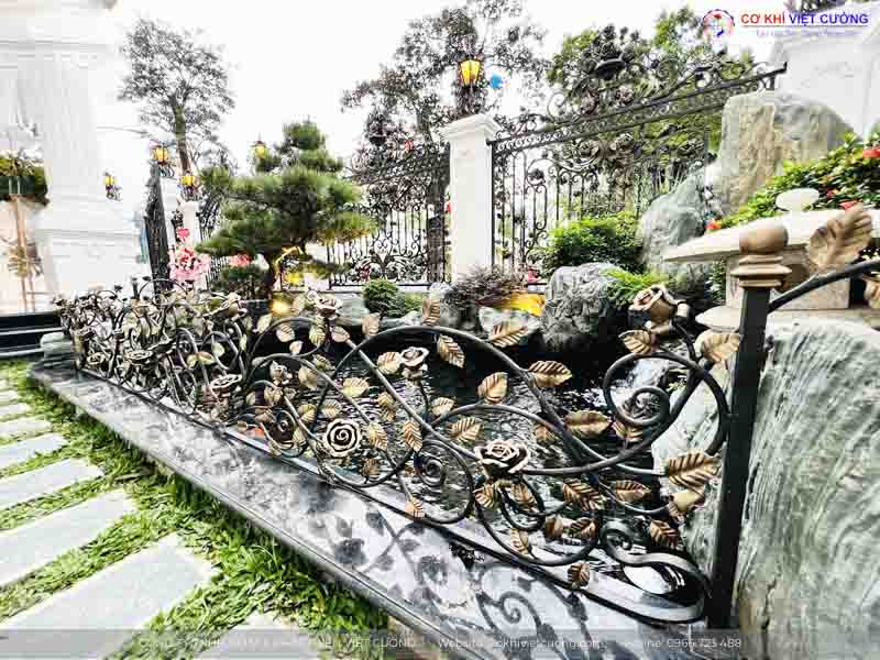Cơ khí Việt Cường chuyên thi công sắt nghệ thuật uy tín hàng đầu Hà Nội