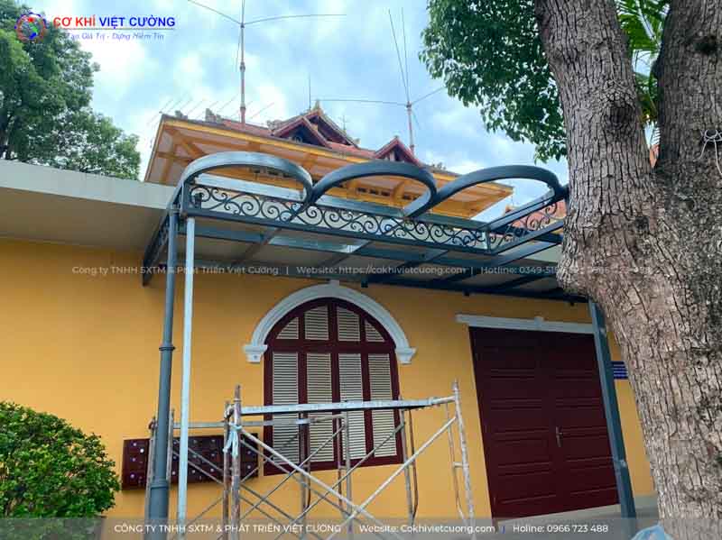 Mái kính tại Văn phòng Bộ Ngoại giao Việt Nam