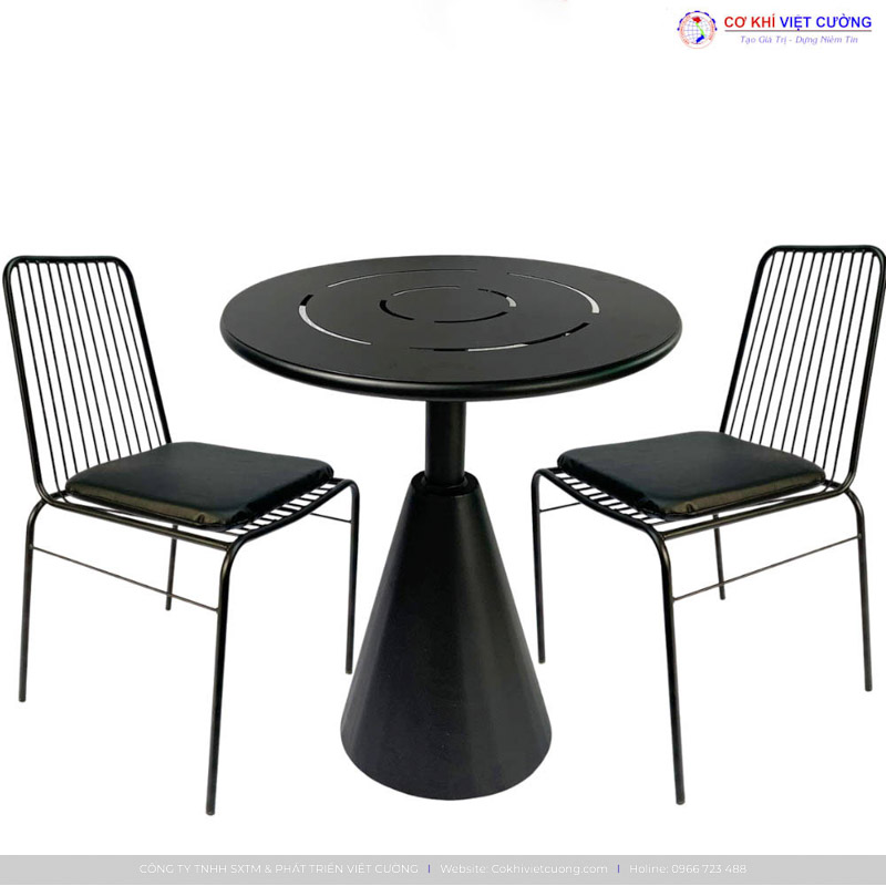 Bàn ghế sắt Cơ khí Việt Cường