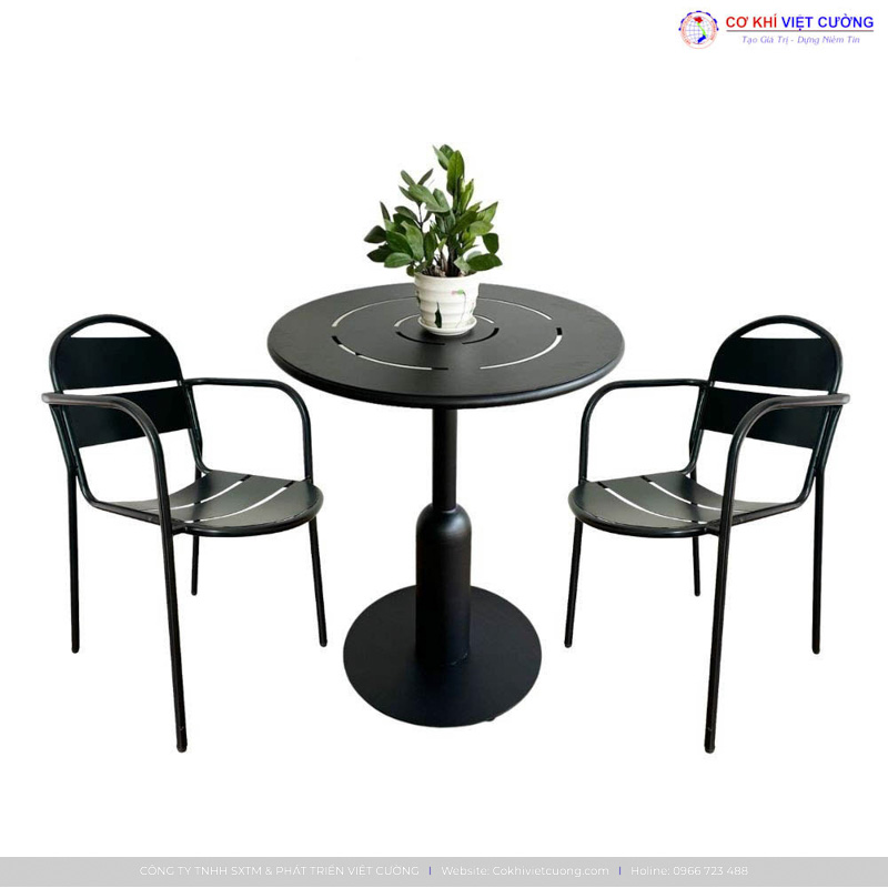 Bàn ghế sắt Cơ khí Việt Cường