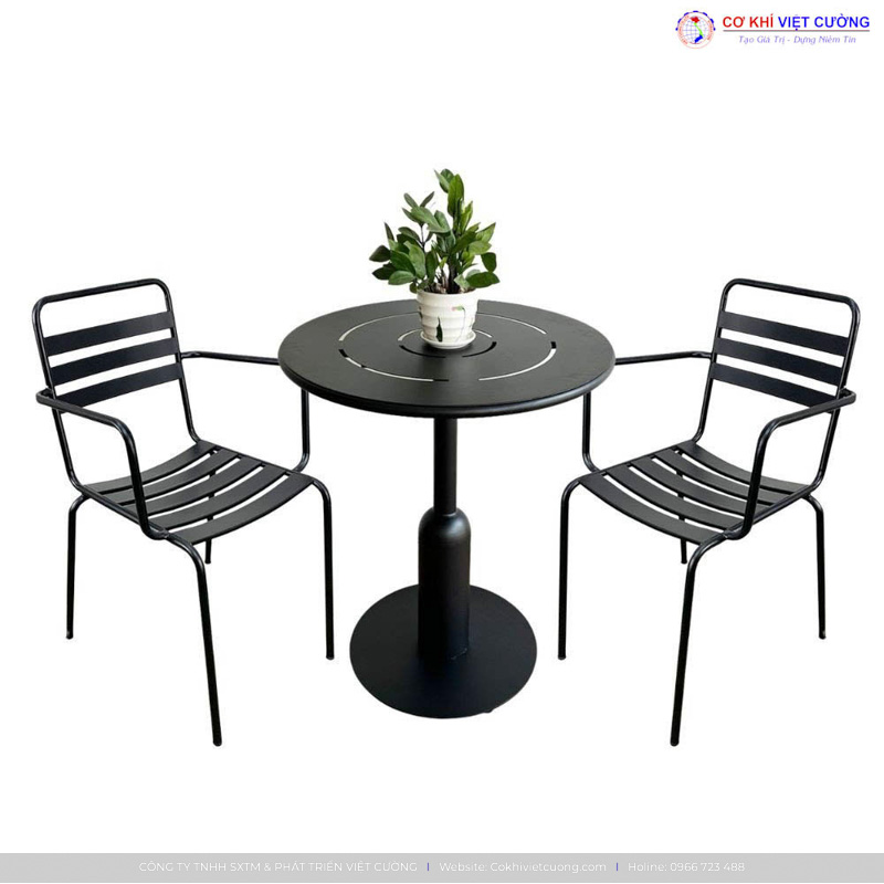 Bàn ghế sắt Cơ khí Việt Cường