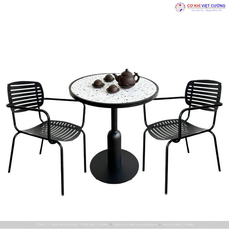 Bàn ghế sắt Cơ khí Việt Cường
