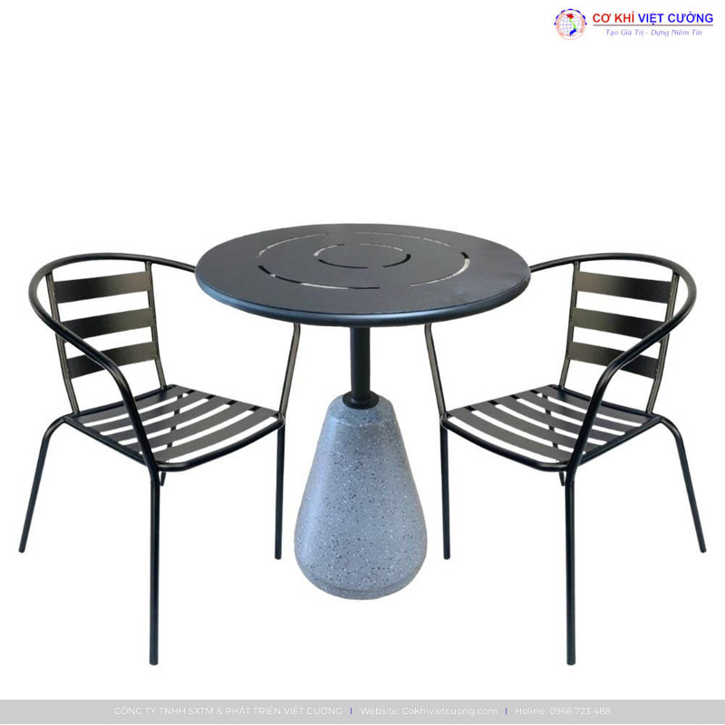 Bàn ghế sắt Cơ khí Việt Cường