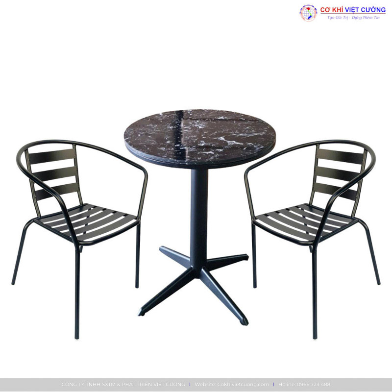 Bàn ghế sắt Cơ khí Việt Cường