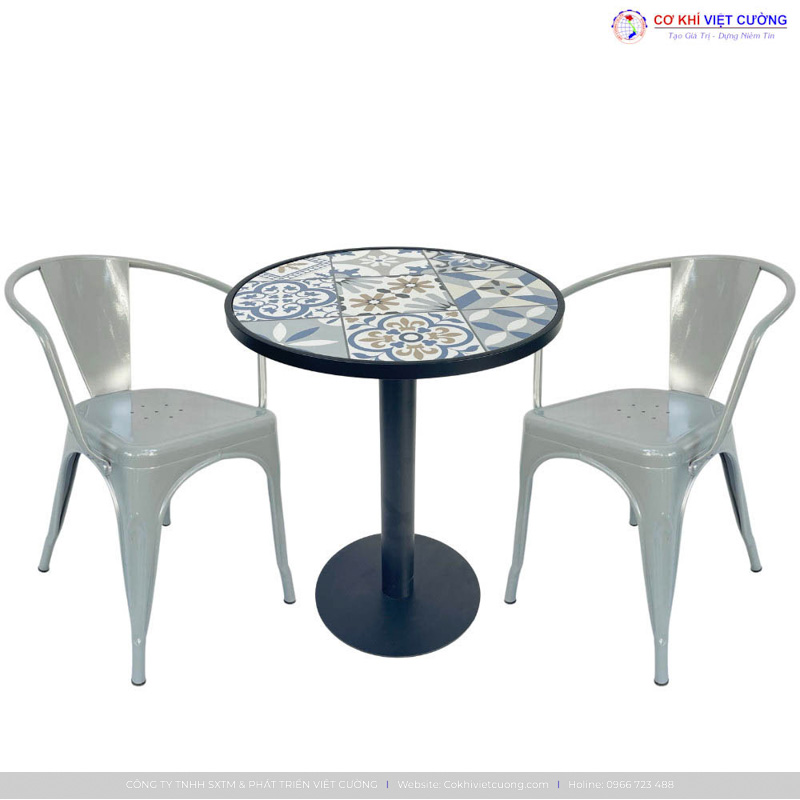 Bàn ghế sắt Cơ khí Việt Cường