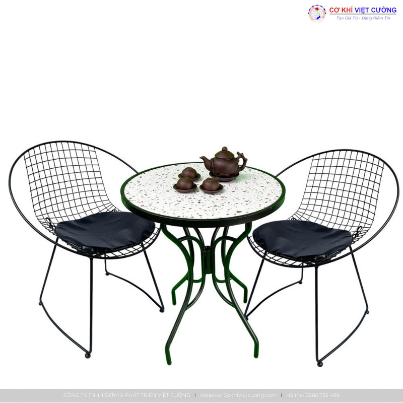 Bàn ghế sắt Cơ khí Việt Cường
