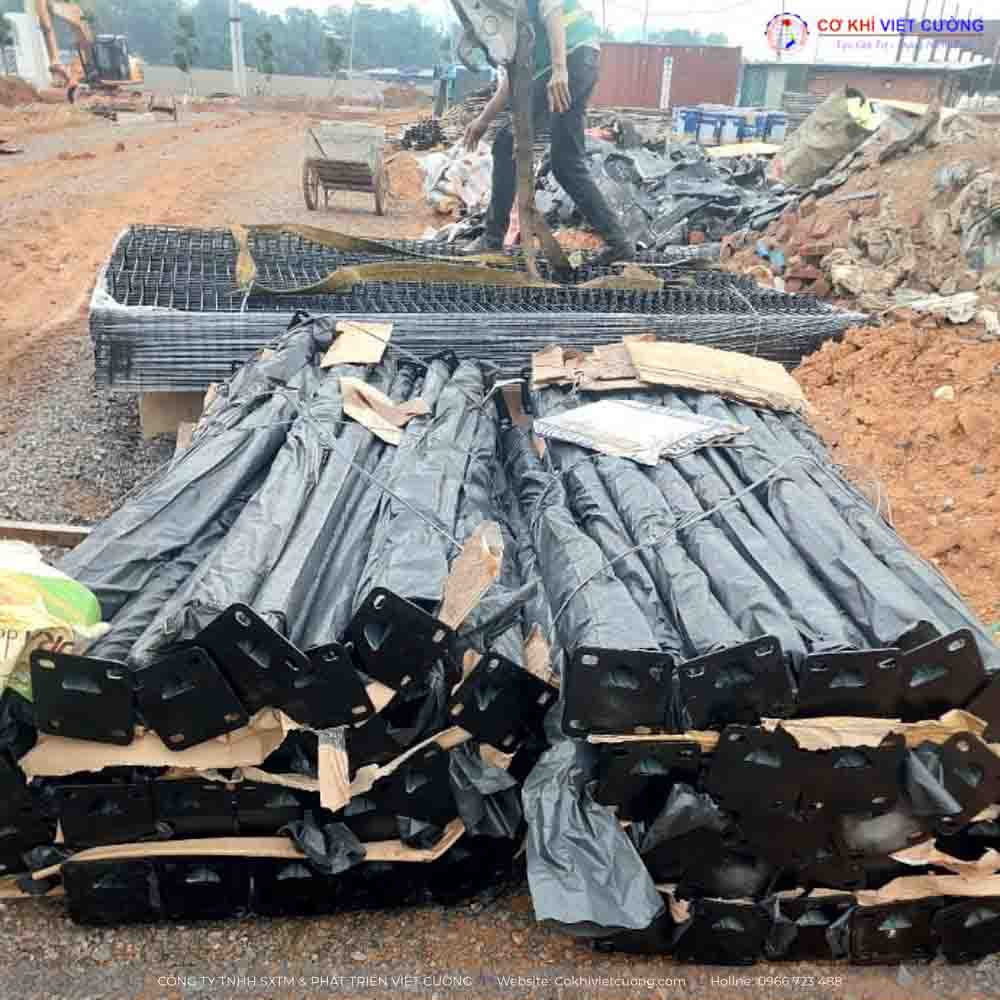 Sản xuất và cung cấp hàng rào công ty CP Xây lắp dầu khí miền Nam tại Vũng Tàu