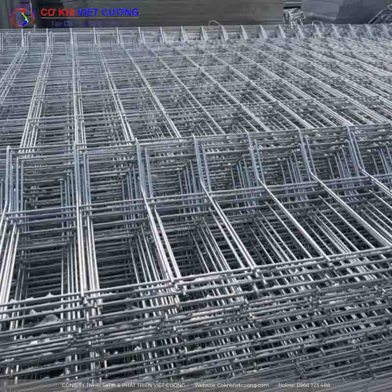 Hàng rào lưới thép hàn mạ kẽm nhúng nóng Cơ khí Việt Cường